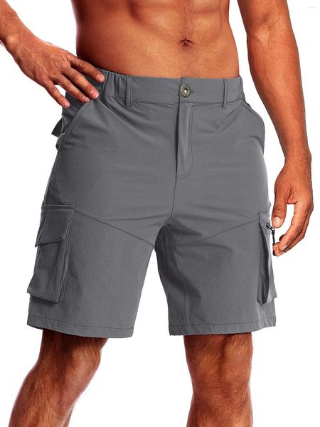 

men's pants running shorts ice men's cargo summer versatile casual, Black
