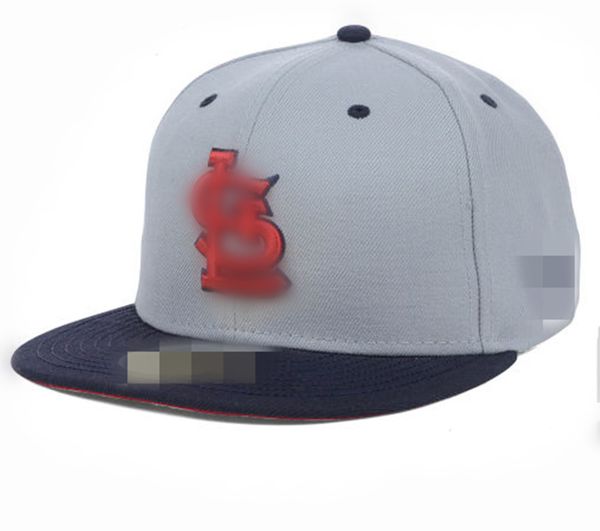 

10 styles stl letter baseball caps for men women fashion sports hip hop gorras bone fitted hats h2-7.5, Blue;gray
