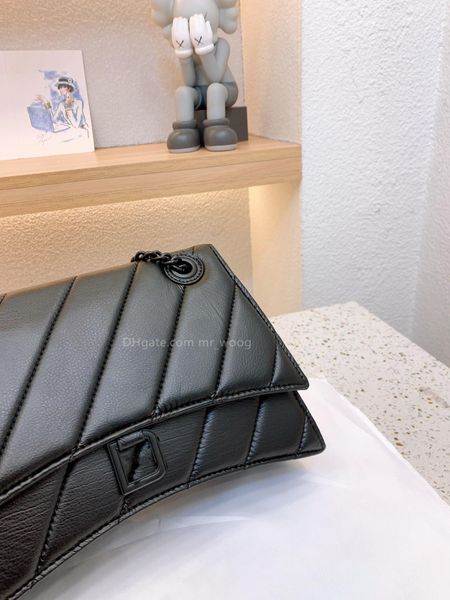 

hourglass bag messenger handbag women shoulder bag large capacity black classic shopping bag 5a quality