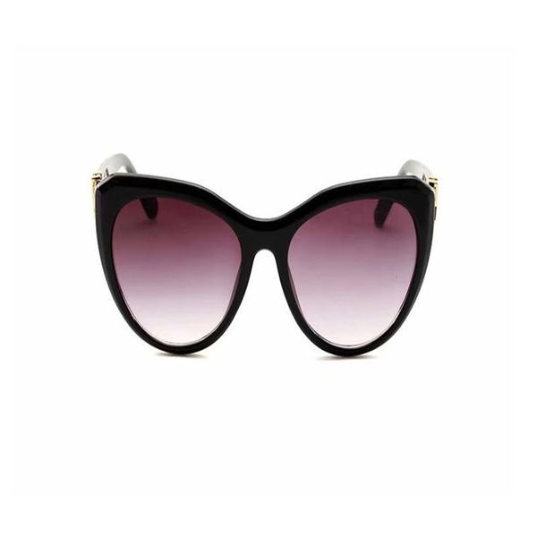 

2022 fashion luxury polarized oversized sunglasses women cat eye sun glasses oval designer sunglass for woman uv protection resin 253m, White;black