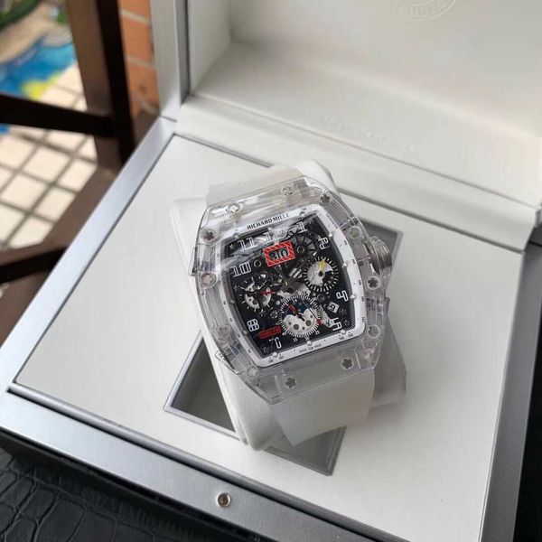 

luxury automatic mechanical watch richa milles rm011 swiss movement sapphire mirror imported rubber watchband mens sport brand watches adp4
