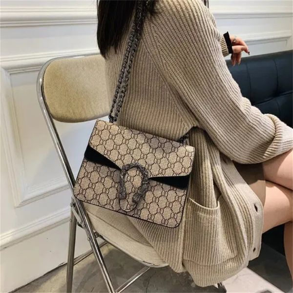 

designer bags shopping 2023 womens bag handbag handbags limited style chain pu genuine leather shoulder diagonal for woman crossbody bags fe