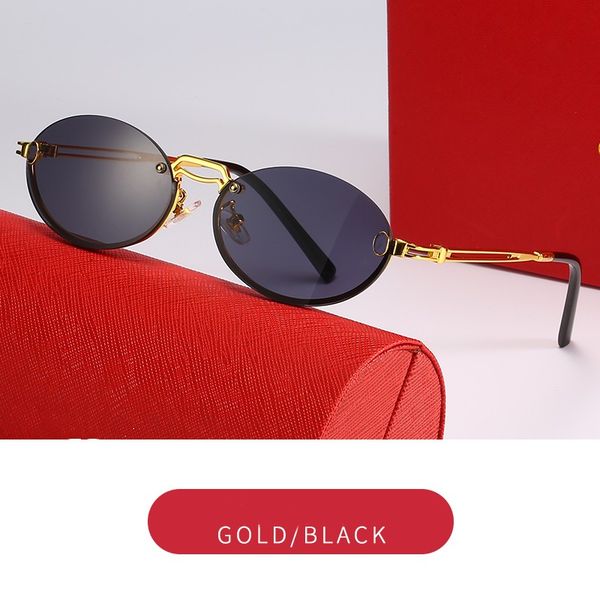

2023 new classic small round frame sunglasses female designer 2023 luxury brand polarized retro glasses sunglasses, White;black