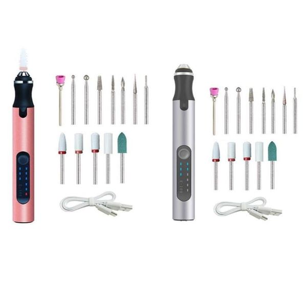 

electric nail drill cordless for manicure pedicure tool kit art equipment3055046, Silver