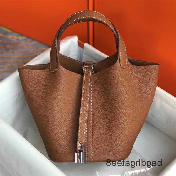 

original designer litchi bags basket classic bag picotin locks toto he leather 2023 handmade handle waxed thread tmjccvn xrxx