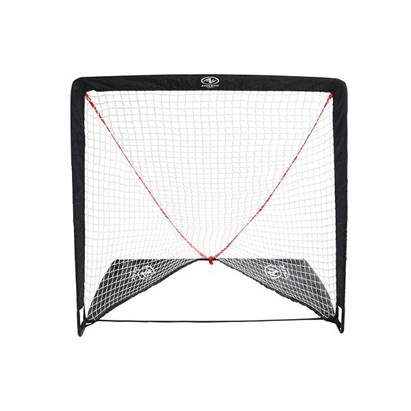 

athletic works 4 x 4 portable lacrosse goal net black