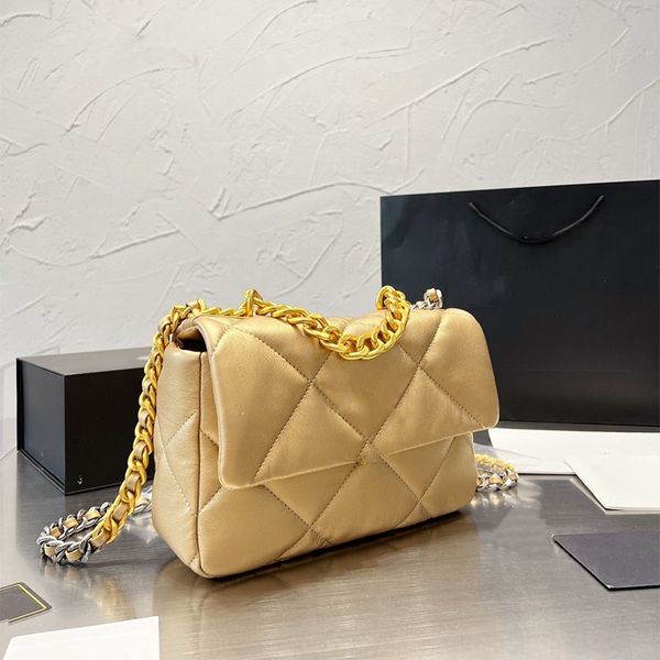 

new fashion designer bag channel 19 large capacity shoulder chain female classic leather hand luxury crossbody hands designers totes wallet