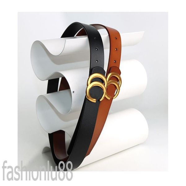 

solid color luxury belt mens designer belts simply design ordinary retro street demure dressy cintura jeans trousers suit pants belts for wo, Black;brown