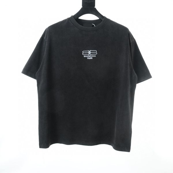 

men's plus tees & polos round neck embroidered and printed polar style summer wear with street pure cotton r2rfs, Black;brown