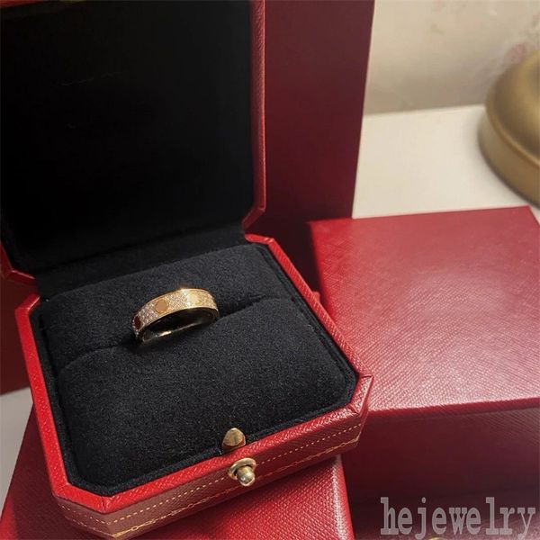

screw luxury designer ring for women three rows cut diamond inlay thick 18k gold plated trendy bague silver color love rings wedding accesso