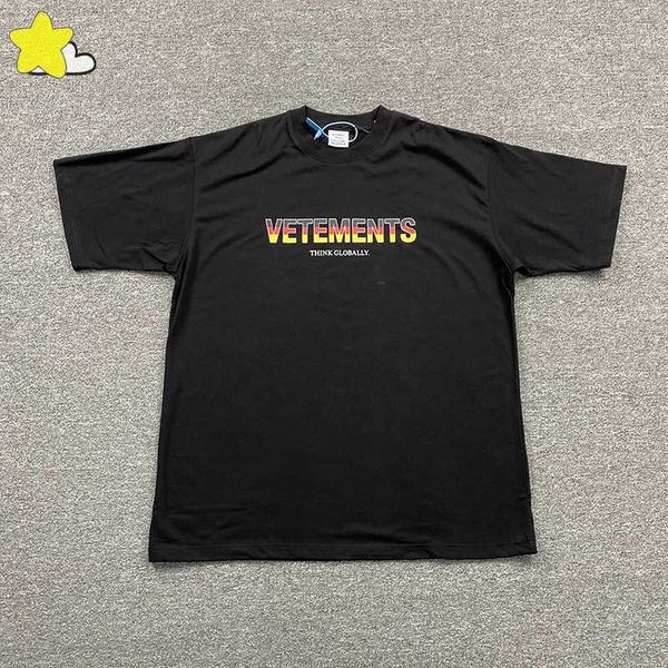 

german flag color block vetements t-shirt men women 1 1 loose casual cotton embroidery tee summer vtm short sleeve 0304, White;black