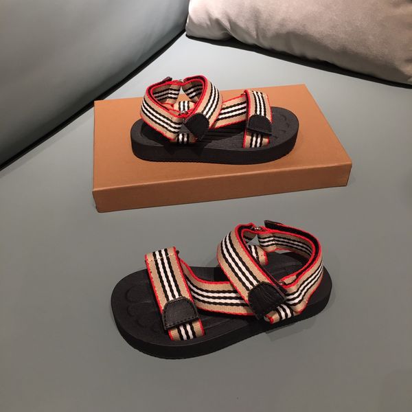 

summer kids sandals for boys and girls comfortable slides brand children girl beach sandals stylish baby shoes, Black;red
