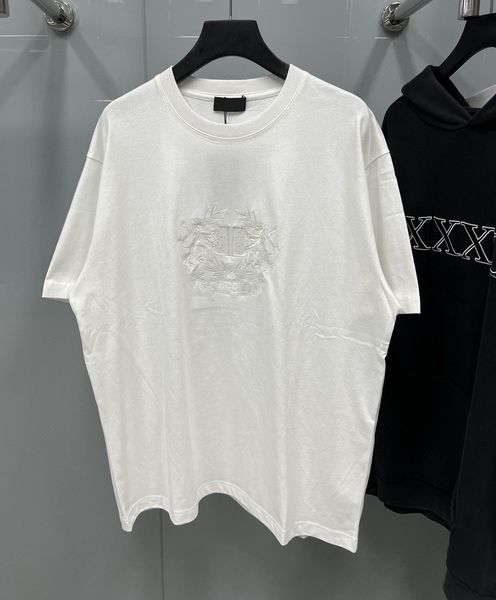 

plus tees men's polos round neck embroidered and printed polar style summer wear with street pure cotton w1e, Black;brown