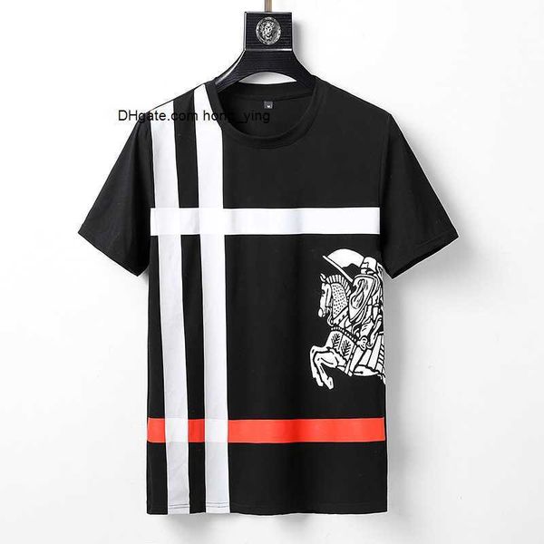 

new pringting 2023 tee cotton summer street skateboard mens t-shirt men women short sleeves casual tee size m-3xl 01, Black;brown