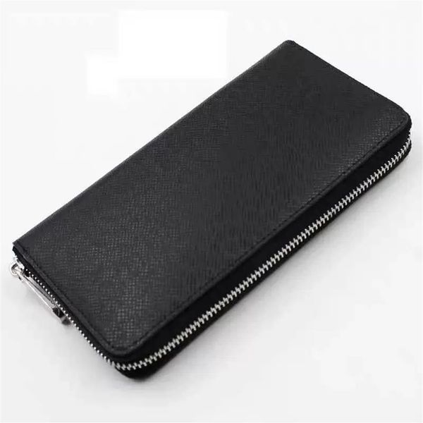 

hbp m61182 62650 sarah classic standard wallet for men pu damier ebene long purse moneybag zipper pouch pocket note compartment or283l, Red;black