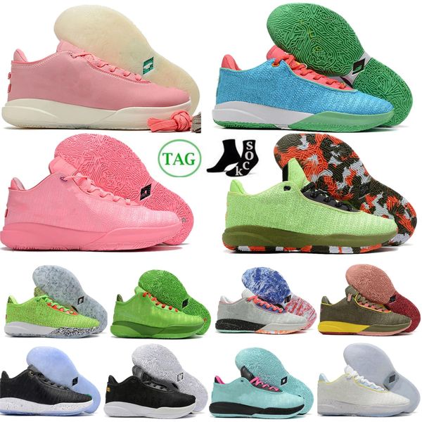 

2023 lebrons 20 time machine men outdoor shoe 2023 20s xx bred black white barely green purple pulse bred lakers bhm mens women sneakers