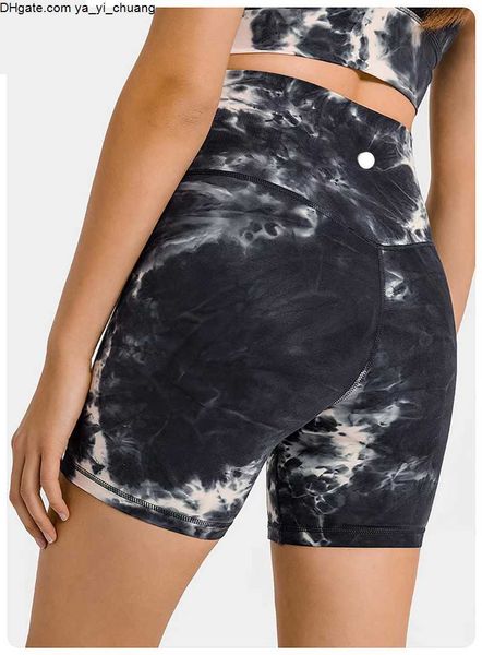 

ll yoga shorts suit align women's sports high waist 3-point pants running fi gym underwear workout leggings d067