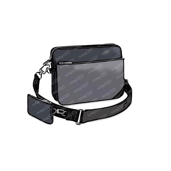 

luxurys designers bags l 69new honeysuckle men's three-piece satchel 433 messenger small postman bag for slanting suitable th2613