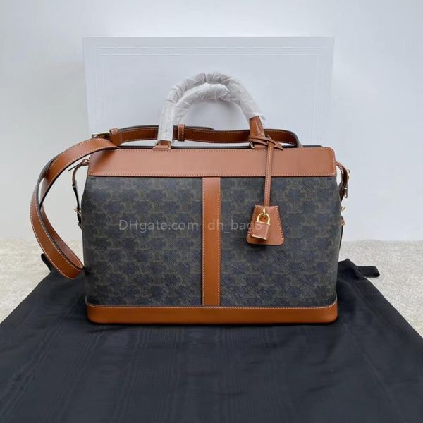

new handbag briefcase crossbody bag printed leather single shoulder bag stylish elegant classic pattern multi-color optional