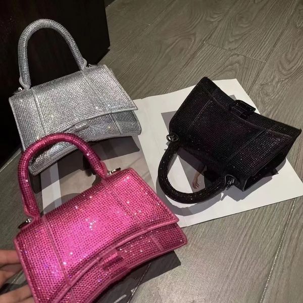 

paris family hourglass bag spring and summer new brand shoulder shopping bag designer purse and handbag women's luxury brand bag