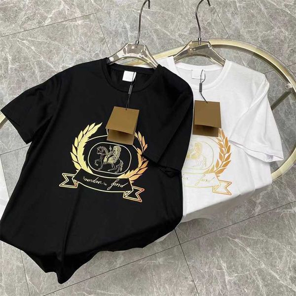 

2023 summer mens designer tees casual man womens loose tees with letters print short sleeves sell luxury men t shirt size s-xxxxl 08, Black;brown