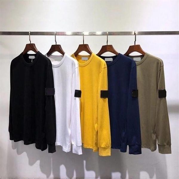 

men casual logo long sleeve sweatshirts thin cotton shirt male loose o-neck sport pullovers 0227162614, Black