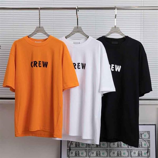 

2021ss spring and summer new high grade cotton printing short sleeve round neck panel t-shirt size m-l-xl--xxxl color black w2584, Black;brown