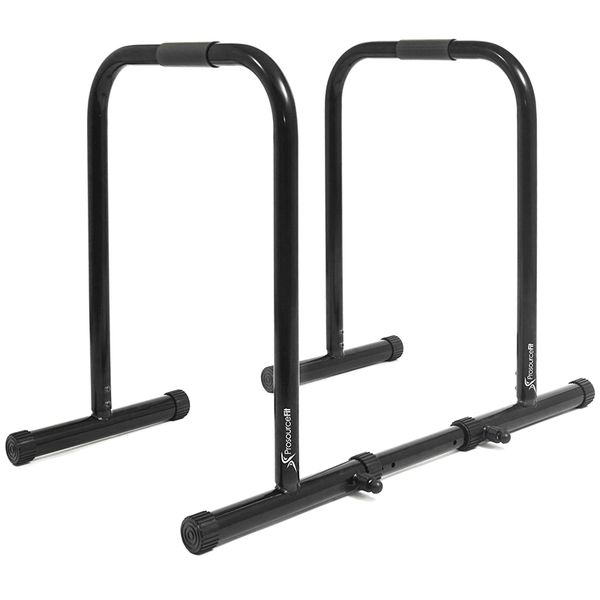 

prosourcefit dip stand station body press bar with safety connector