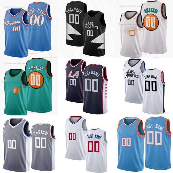 

mens womens youth la''clippers''custom 40 ivica zubac 7 amir''coffey 5 luke kennard 8 marcus morris sr. 14 ter, Black;red