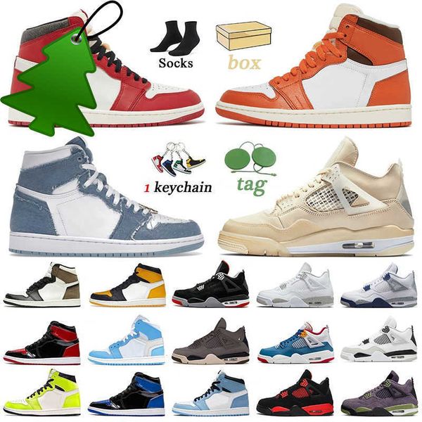 

with og box jumpman 1 4s basketball shoes denim starfish 1s lost and found midnight navy 4 military sail offs white black cat dark mocha red