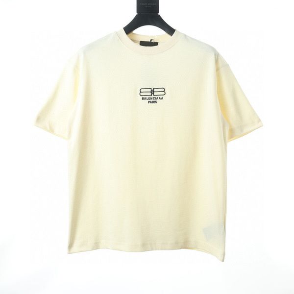 

men's plus tees & polos round neck embroidered and printed polar style summer wear with street pure cotton rwt2, Black;brown