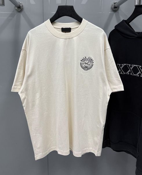 

men's plus tees & polos round neck embroidered and printed polar style summer wear with street pure cotton 2wt3, Black;brown