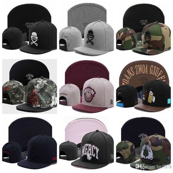 

2019 arrivel cayler & sons camo baseball caps gorras bones hip hop cap flat-brimmed hat snapback cap hats for men and women184d, Blue;gray