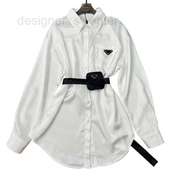 

kim kardashian same paragraph women's t-shirt designer women with waistband metal badge spring summer breathable ee lapel neck ees xl6u, White