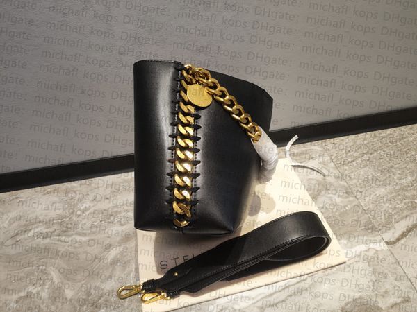 

fashion bucket bag women shoulder bag stella mccartney thick chain large capacity designer detachable shoulder strap glwb