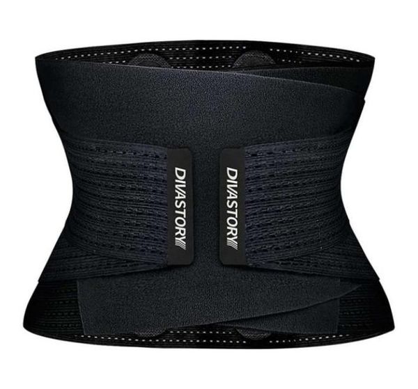 

burvogue neoprene sweat waist trainer fitness belt thermo body shaper trimmer corset cincher wrap workout slim shapewear 2202081141224