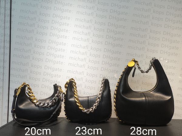 

shoulder stella bag mccartney fashion women bag underarm bag designer two-color chain design iknw