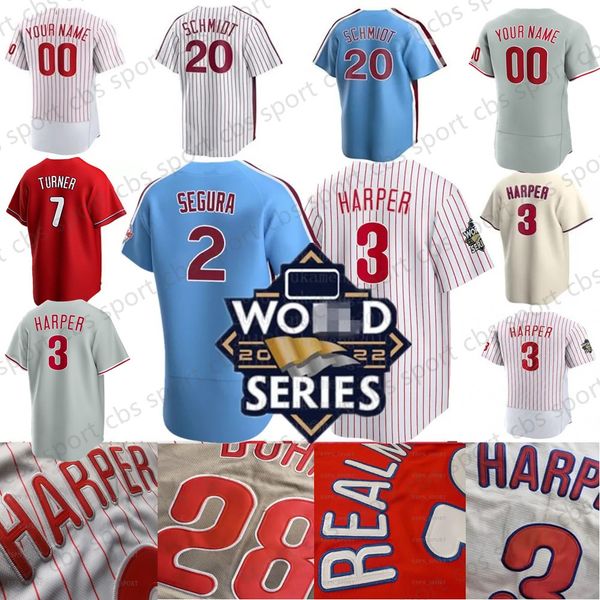 

custom 2023 baseball jersey mens womens youth bryce harpe trea turner rhys hoskins philadelphia jt realmuto phillies schwarber kyle schwarbe, Blue;black