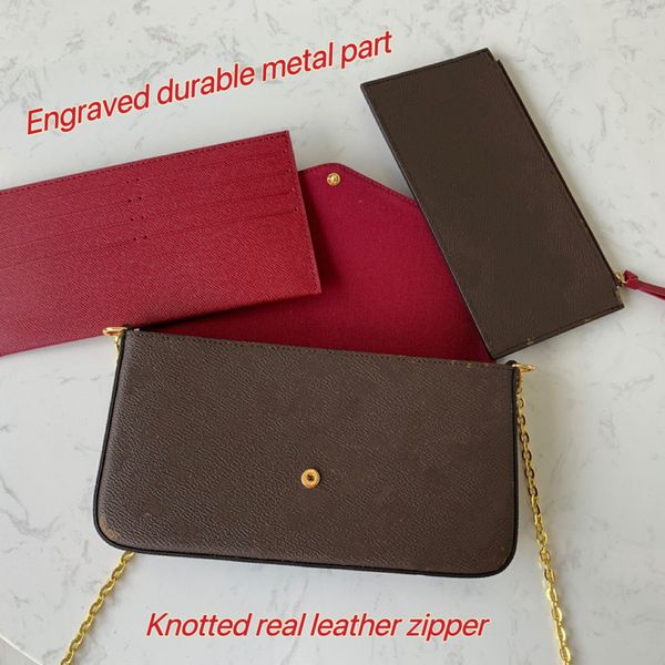

version felicie pochette bag real leather inner pouch compared one by one details women designer envelope flap