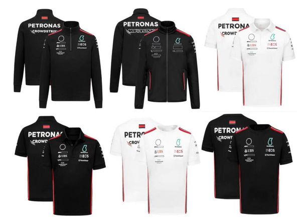 

2023 new f1 formula 1 racing hoodie summer short-sleeved polo suit customized with the same style