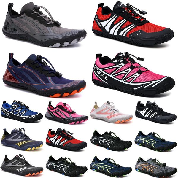 

ater shoes surf pink beach 2023 red white women men shoes swim diving outdoor yellow barefoot quick-dry size eur 36-45, Black