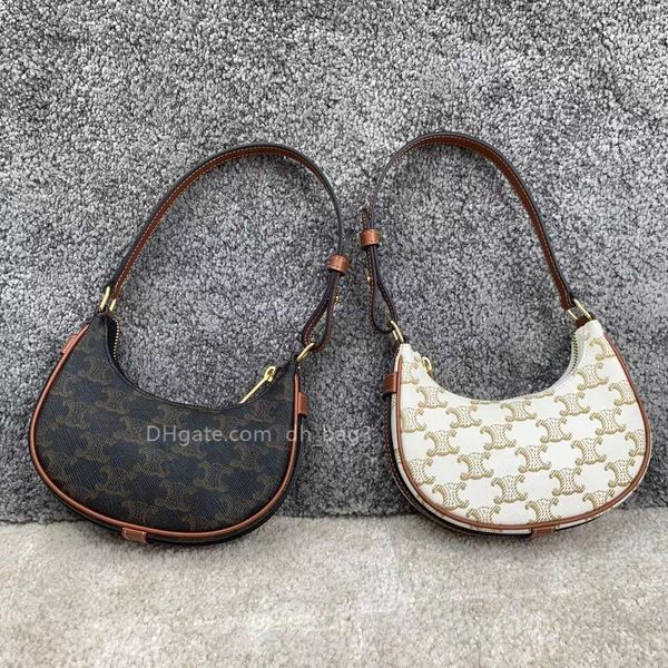 

2023 new mini armpit bag, classic caramel color presbyterian bag, designer handbag, shoulder bag, zipper purse, cross-body bag