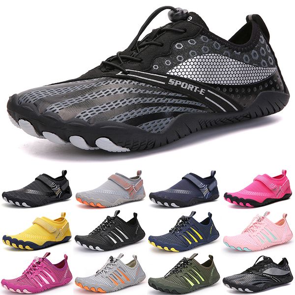 

men women water sports swimming water shoes black white grey blue red pink outdoor beach shoes 064