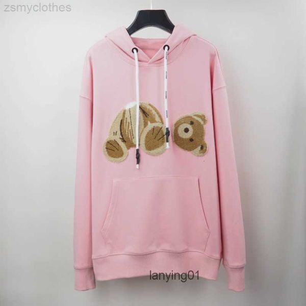 

men's hoodies sweatshirts designer hoodie man hoodie mens for woman palm teddy bear sweatshirt explosion pullover 20ss, Black