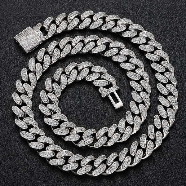 

china jewelry manufacturer luxury 12mm gold plated 925 sterling silver vvs moissanite diamond miami cuban link chain