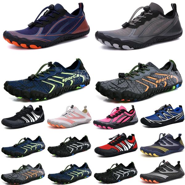 

water shoes yellow women men shoes beach surf sea blue swim diving outdoor barefoot quick-dry size eur 36-45, Black