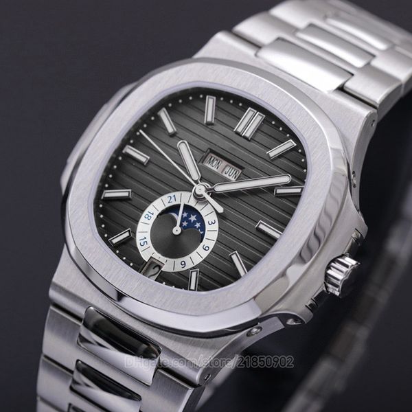 

mechanical watches mens watch self-winding movement wristwatch 41mm white gold full diamonds case bezel waterproof montre de luxe business s, Slivery;brown