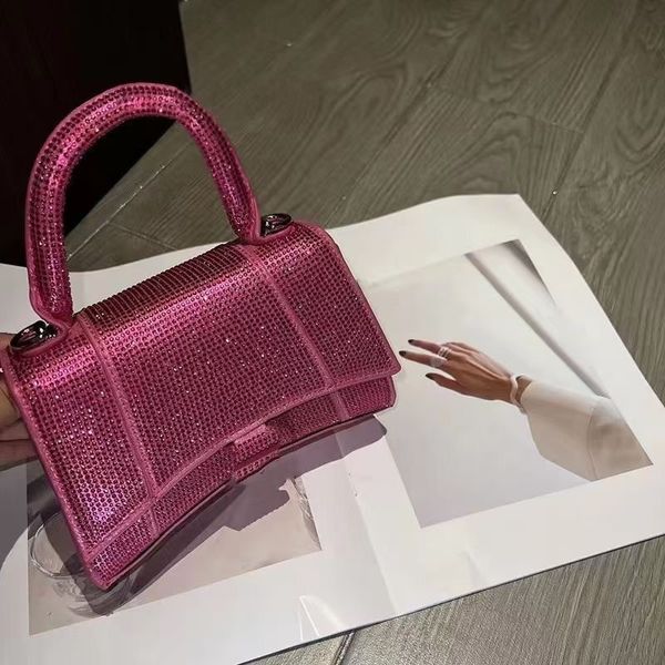 

hourglass bags woc handbag hour glass xs bag crocodile embossed wallet on chain 27 colors genuine leather 23cm 19cm half moon crescent diama