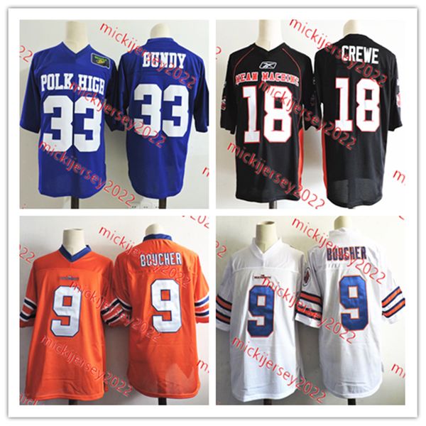 

mens stitched 33 al bundy married with children football jersey 18 paul crewe the longest yard 9 bobby boucher the waterboy adam sandler mov, Black