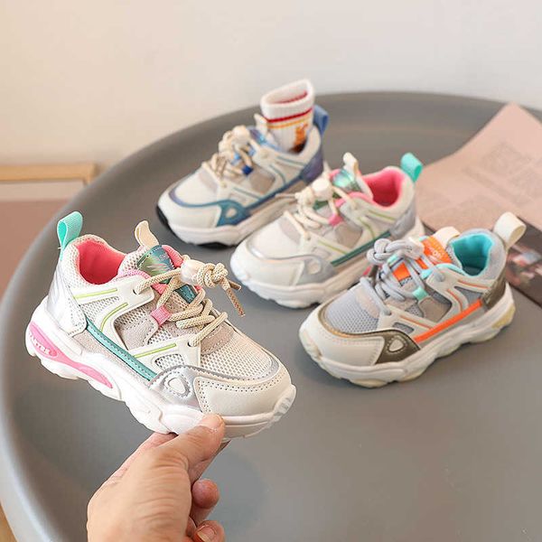 

athletic outdoor sneakers children shoes flats casual boys shoe girls slip on mesh lightweight trains breathable running shoes for kids f011, Black